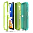 thumbnail image 6 of Xhy Samsung Galaxy A14 5G Case with Screen and Lens Protector Military Grade Heavy Duty Protection 3 in 1 Shockproof Armor Rugged Durable for Galaxy A14 5G Phone - Green+Yellow, 6 of 6