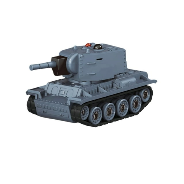 BotaniNest 1/64 Scale Mini Remote Control Tank 2.4G Infrared Mode Featuring A Rotating Turret And Rubber Track Drive. A perfect Tank For Adults And Teenagers.