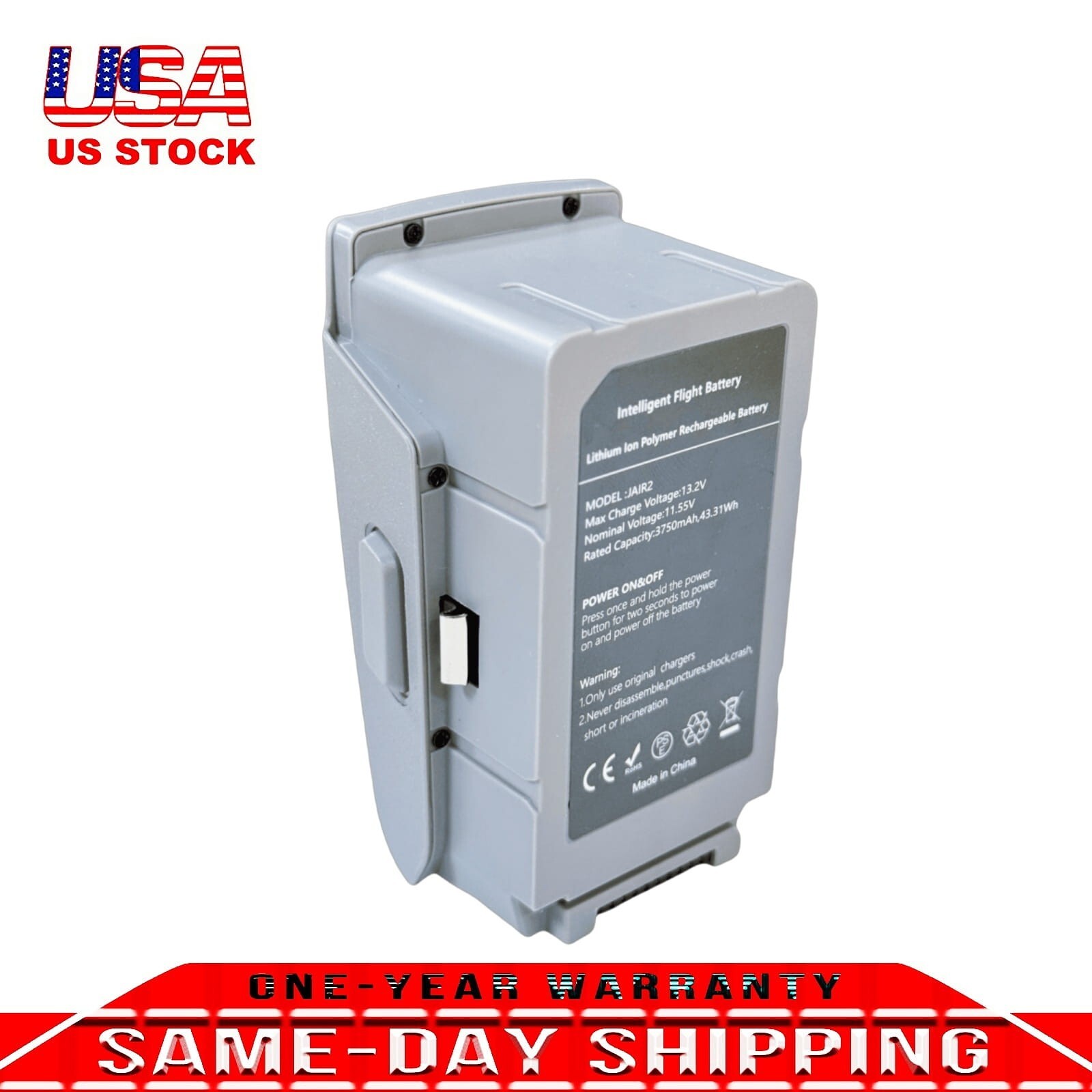 Genuine DJI FPV Intelligent Flight Battery – 2000mAh – Used Like New (95-99%)