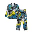 thumbnail image 1 of Fotbe Goal Time Pattern Long Sleeve Pajama Set for Men,Sleepwear Set,2-piece Loungewear Set,Soft PJs Comfy Nightwear with Pockets-XX-Large, 1 of 7