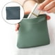 thumbnail image 5 of Matsuzay Bolsa de cuero portátil impermeable multifuncional ligereza bolsillo pequeño Mini bolsa de almacenamiento niñas regalo auricular Almacenamiento y organización del hogar azul marino, 5 of 6