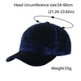 thumbnail image 2 of Unisex Velvet Solid Color Baseball Cap, 2 of 2