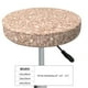 thumbnail image 4 of Disketp Beige Sparkling Glitter Funda Redonda para Taburete, Funda de Cojín para Silla de Bar Suave y Elástica-14 inch, 4 of 7