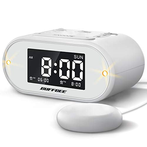 Details about   Extra Loud Alarm Clock with Bed Shaker Vibrating Alarm Clock for Heavy Sleepers 