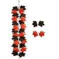 thumbnail image 6 of Hvmvliv 4ft Simulated Maple Leaf Decorative Garland with Embossed Vein Texture for Halloween Thanksgiving Home Hanging Decor Black, 6 of 6