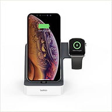 Belkin - PowerHouse Charging Dock for iPhone and Apple Watch - White
