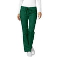 thumbnail image 1 of Adar Pantalon d'Uniforme pour Femmes à Jambe Droite, à Cordon, Popeline Durable, Noir, 1 of 7