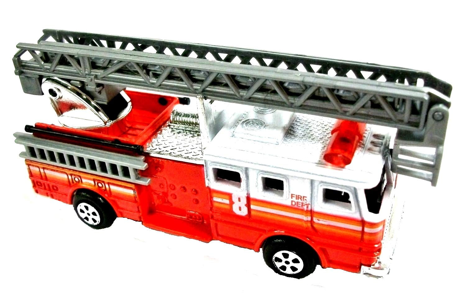 unique hand crafted USA wood firetruck Toy collectible fire ladder truck 