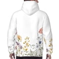 thumbnail image 7 of Salouo Watercolor Floral Pattern Men's Fall Hoodie Sweatshirt,Sport Hoodie with Pockets for Men Pullover Casual Hooded Sweatshirt-X-Large, 7 of 7