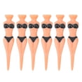 thumbnail image 3 of 80 mm Sexy Party Girl Golf Tees Bikini Lady Golf Tees Camisetas de Golf de plástico para Herramienta Divot (Paquete de 6)(15 * 10 * 2cm-Negro) Ecomeon no, 3 of 6
