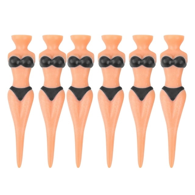 Filfeel Tee, 6pcs PE Plastic Tees Durable Tees, For Home Training Light Weight Beginners