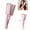 Pink-A4, variant on 32mm Deep Wave Hair Curler, Ceramic Coated Wave Iron for Beachy Texture, Glossy Finish and Defined Water Waves (Purple)