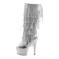 thumbnail image 4 of Women's Pleaser Adore 2024RSF Open-Toe Fringe Knee-High Boot, 4 of 5