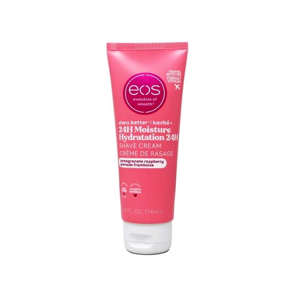 Eos Shea Better Shave Cream Pomegranate And Raspberry, 2.5 Oz, 6 Pack