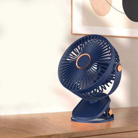 

Rotating handheld personal fan adjustable Room Summer Strong Wind Clip Fan USB Charging Portable Desktop For Office Dormitory
