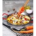 thumbnail image 4 of Poêle à Paella en Acier Inoxydable Antiadhésive Plat à Paella 32 cm, 4 of 5
