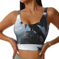 thumbnail image 2 of Lsque Valley Gray Dragon Printed Women'S Sports Bra, Compression, Moisture Wicking, High-Impact Sports Bra For Women,Supportive sports bra-XX-Large, 2 of 9