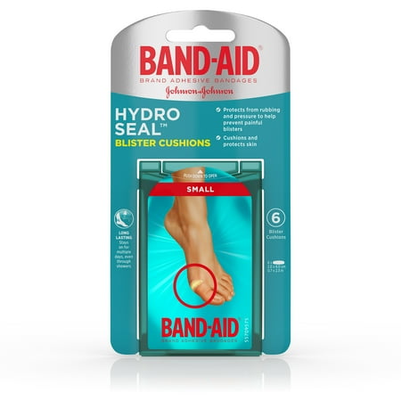 Band-Aid Brand Hydro Seal Bandages Blister Cushion, Small 6 Count (Pack of 2)