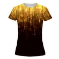 thumbnail image 3 of Patlollav Womens Plus Size,Womens Fashion Casual Round-Neck Digital Print Short Sleeve T-Shirt Top Blouse, 3 of 5