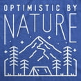 thumbnail image 2 of Womens Optimistic By Nature T Shirt Funny Outdoor Camping Lover Tee for Ladies Womens Graphic Tees, 2 of 9