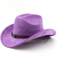 thumbnail image 2 of Functional Western Cowboy Hat for Outdoor Adventures with Curved Brim Lightweight Travel Accessory, 2 of 3