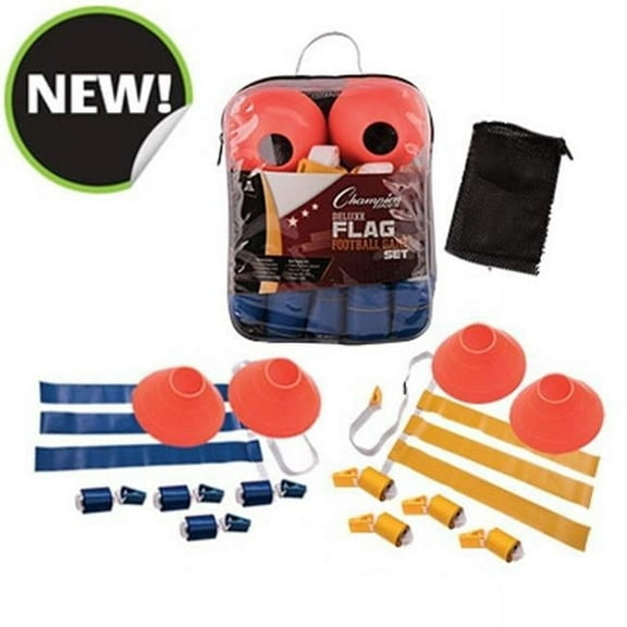 Champion Sports  10 x 8 x 2 in. Flag Football & Cone Set