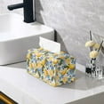 thumbnail image 5 of ZUXONGSY Lemon Tissue Box Covers PU Leather Facial Tissue Tissue Box Cover with Buckle Stylish Tissue Box Cover Lightweight Tissue Box Cover for Bathroom,Car,Bedroom, Hotel, Office, 5 of 7