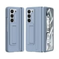 thumbnail image 2 of Dteck Case with Screen Protector for Samsung Galaxy Z Fold 6 5G 2024,Full-Body Hinge Protection Leather+PC Case Shockproof Kickstand Cover for Galaxy Z Fold 6,Lightblue, 2 of 8