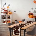 thumbnail image 2 of Retro Halloween Table Runner, Gothic Roses Skull Pattern Table Runners for Kitchen Dinner Table, Halloween Decorations Party Favors, 2 of 5