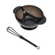 thumbnail image 1 of Ofertas Únicas 1 Juego de Kit de Tazón para Teñir el Cabello con Ventosa para Tocadores de Baño de Plástico Negro, 1 of 1