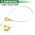 thumbnail image 4 of Unique Bargains Indicateur d'Huile de Moteur Remplacement pour Chrysler Pacifica 3.5L 2004-2006 Jaune, 4 of 7