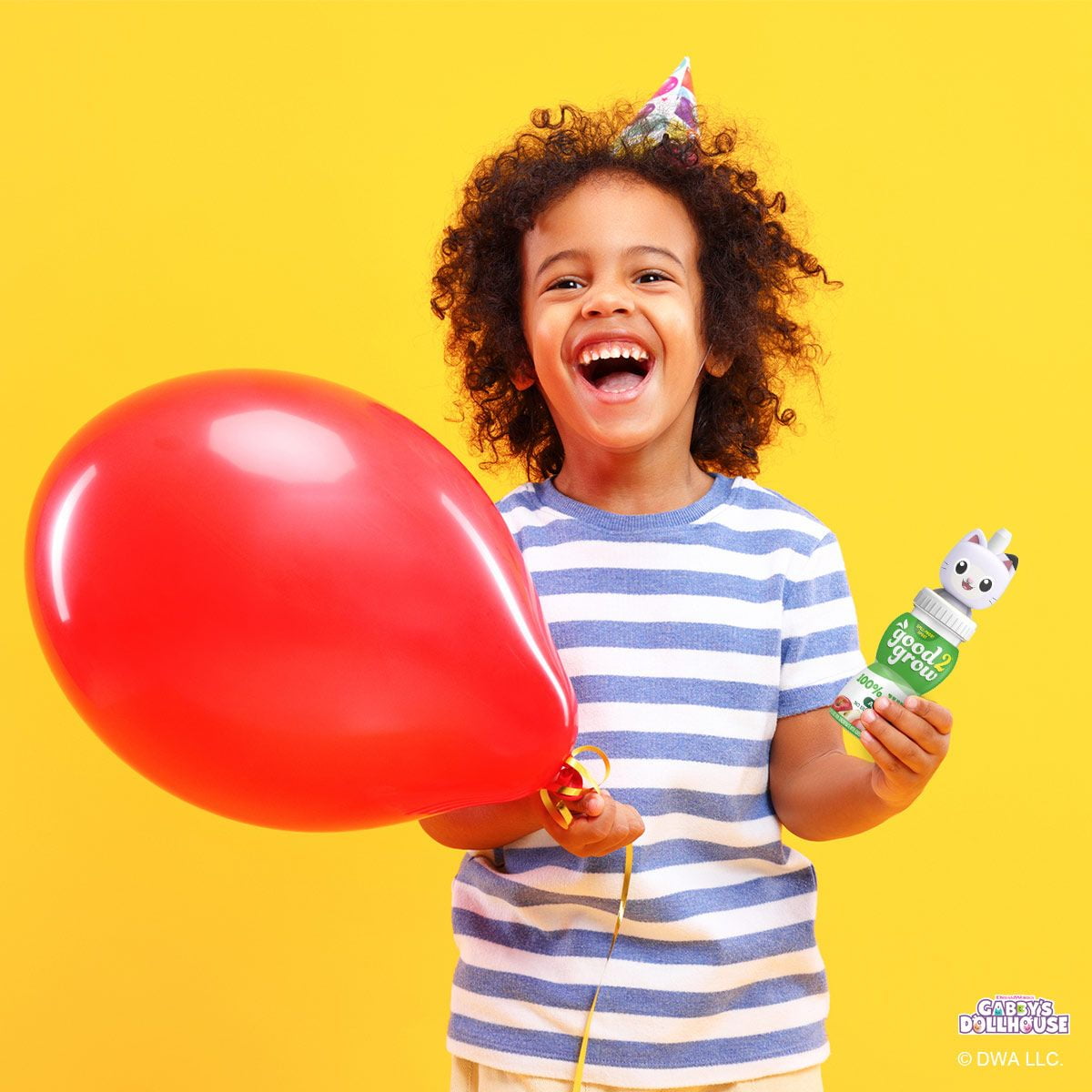 good2grow Gabby Dollhouse 100% Apple Juice Party Pack, 6 fl oz Bottles (Pack of 12)