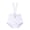 White, variant on Xijirk Baby Girls' Knit Suspender Bloomers Toddler Summer Casual V-Back Overalls,2-3 Years