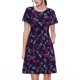 thumbnail image 1 of Balery Purple Butterfly Vestidos sueltos de manga corta para mujer, vestidos de verano 2025, vestidos casuales de corte A con vuelo., 1 of 6
