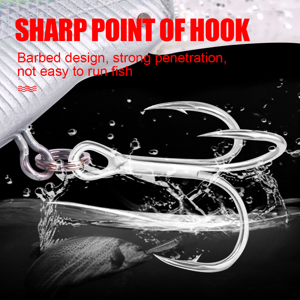 HENGJIA Fishing Lures 5PCS Large Multi Jointed Fish Fishing Kits Slow Sinking Lifelike Swimbait Freshwater and Saltwater for Trout Bass Lures