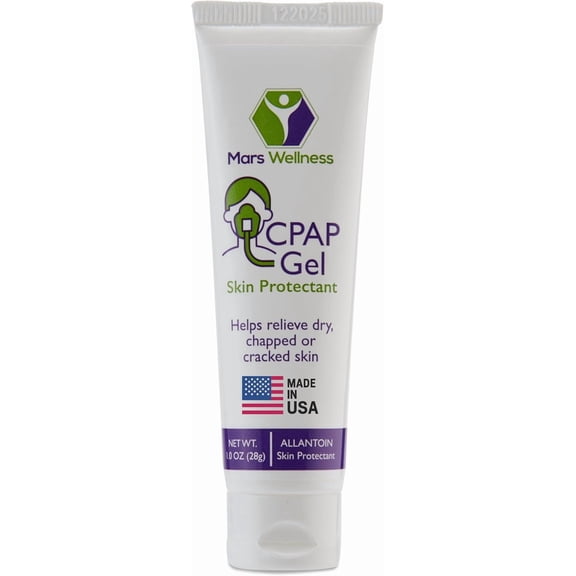 CPAP Gel Skin Protectant – Soothing and Made in USA – 1oz Before and After CPAP Mask Nose Mask Sealant – Ideal for Dry, Chapped, Cracked Skin - 1 Pack