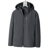 Qiggri Men's 3 in 1 Waterproof Winter Jackets Ski Warm Snow Rain Coat Puffer Liner Hood Windbreaker