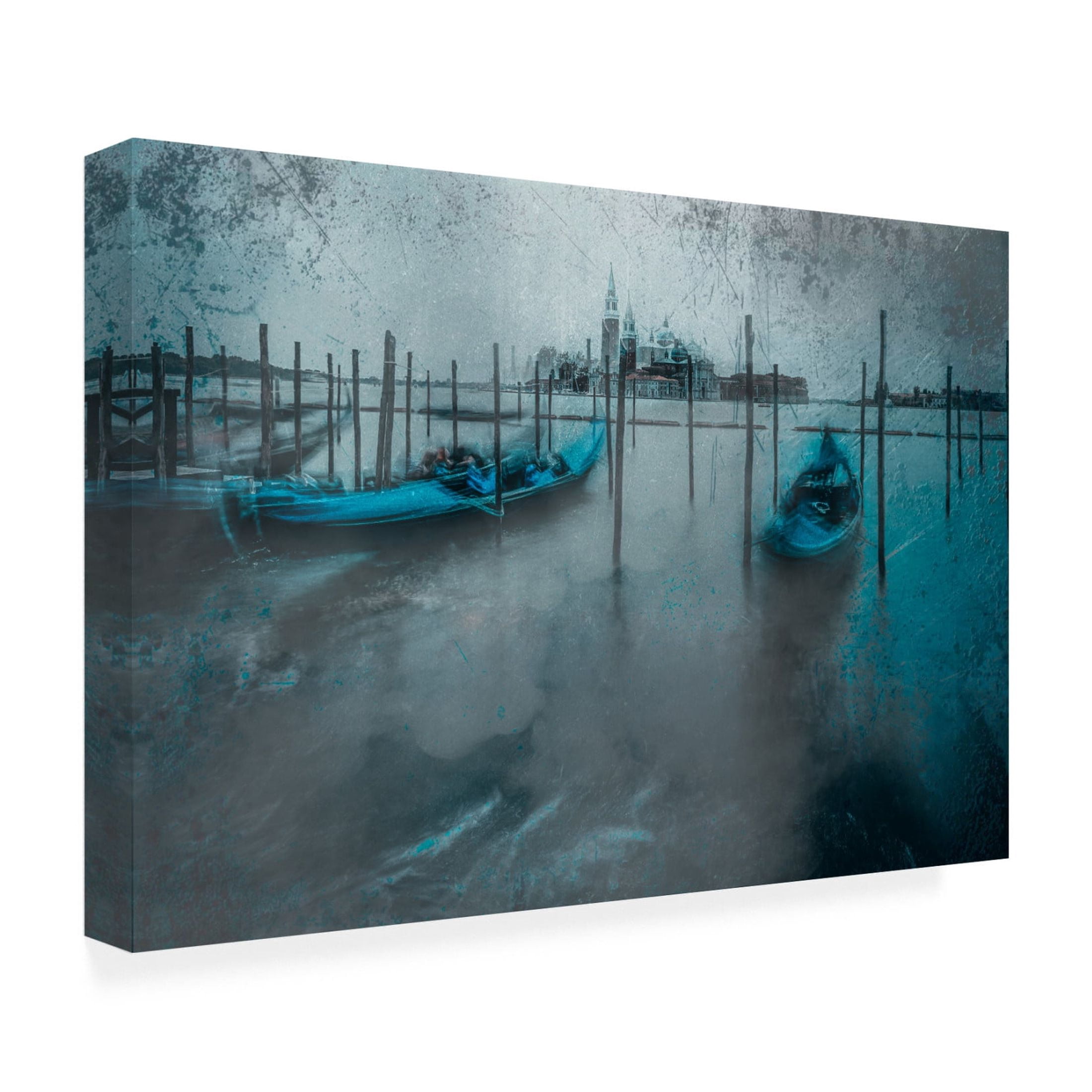Canvas Wall Art - Carmine Chiriaco 'Venice' Wall Art for Living Room, Bedroom, or Office Décor by Trademark Fine Art - 19 x 12 Inches