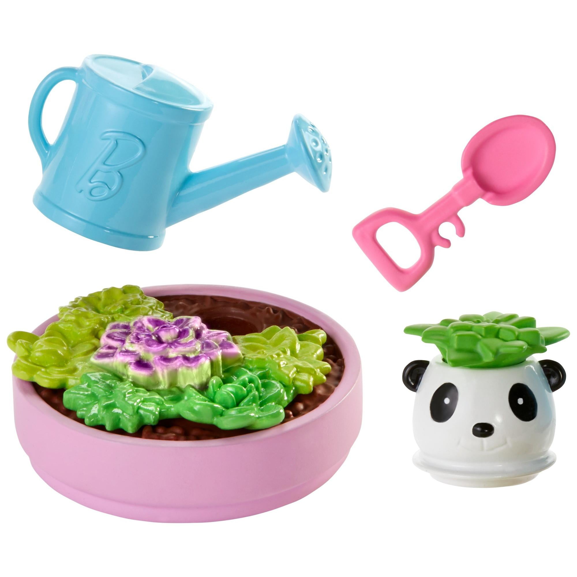 Barbie Accessory Pack, 4 Pieces, with Planter and Succulent Accessories