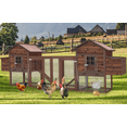 thumbnail image 3 of Chicken Coop for 8 Chickens Wooden Indoor Outdoor Hen Fence Chicken Coop and Run,Chicken Cage with Nesting Box & Removable Tray,Small Animal Hutch for Backyard PoultryBrown 160IN), 3 of 9