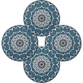 thumbnail image 2 of Coolnut Mexican Talavera Placemats Round Table Mats Non-Slip Washable Heat Resistant Waterproof Placemat for Kitchen Dining Coffee Table 15.4"（6PCS） Home Decor, 2 of 7