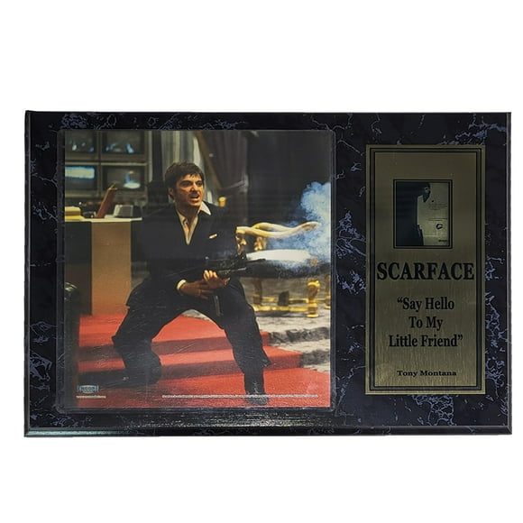 Marco decorativo de pared para fotos Scarface Al Pacino, 38 x 30 cm