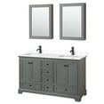 thumbnail image 5 of Wyndham Collection Wcs202060d-Vca-Med Deborah 60" Free Standing Double Basin Vanity Set -, 5 of 7