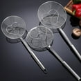 thumbnail image 3 of PENGXIANG Strainer Spoon Reusable Fast Filtration Stainless Steel Dining Room Food Dumplings Slotted Spoon Kitchenware Accessories for Household, 3 of 8