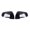 Black, variant on For BMW 5 6 7 Series F10 F11 GT 5GT F07 F06 F12 F13 LCL F01 F02 Carbon Fiber Side Rearview Mirror Cover Cap