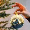 thumbnail image 5 of Surtidos juegos de adornos navideños 44X decoraciones de bolas de árbol de Navidad Diseño retro con grietas Bola de árbol de Navidad para bodas navideñas, 5 of 5