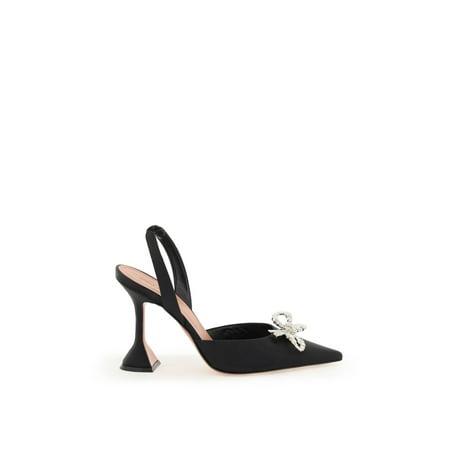 

Amina Muaddi Rosie Satin Slingback Pumps Women