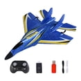 thumbnail image 1 of RC Plane RC Fighter Stabilizer Gyro Stabilizer, resistente, avión de control remoto de juguete para adultos Regalo de cumpleaños para niños para niños Batería azul, 1 of 8