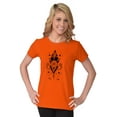 thumbnail image 3 of Fish Triangle Compass Spirit Animal Womens Fitted Plus Size Graphic Tee Brisco Brands 2X, 3 of 5