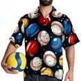 thumbnail image 4 of Baseball Men's Short Sleeve Hawaiian Shirt, Casual Printed Button Down Beach Tops for Summer, Spread Collar Mens Shirts Unisex, 4 of 6